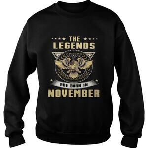 Eagles The Legends Are Born In November Shirt
